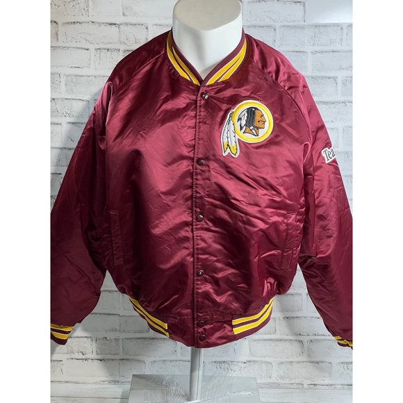 COPY - NFL Washington Redskins Chalk Line Satin Bomber Jacket Size Extra Large … - Picture 2 of 7